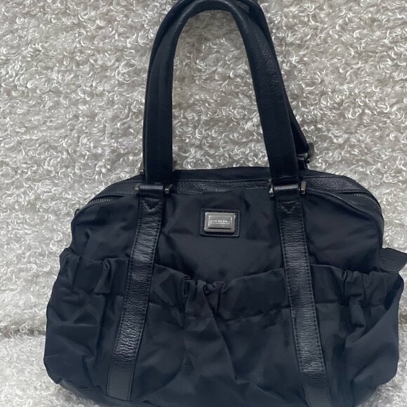 BURBERRY Nylon Check Shoulder Hand Bag - Picture 7 of 16